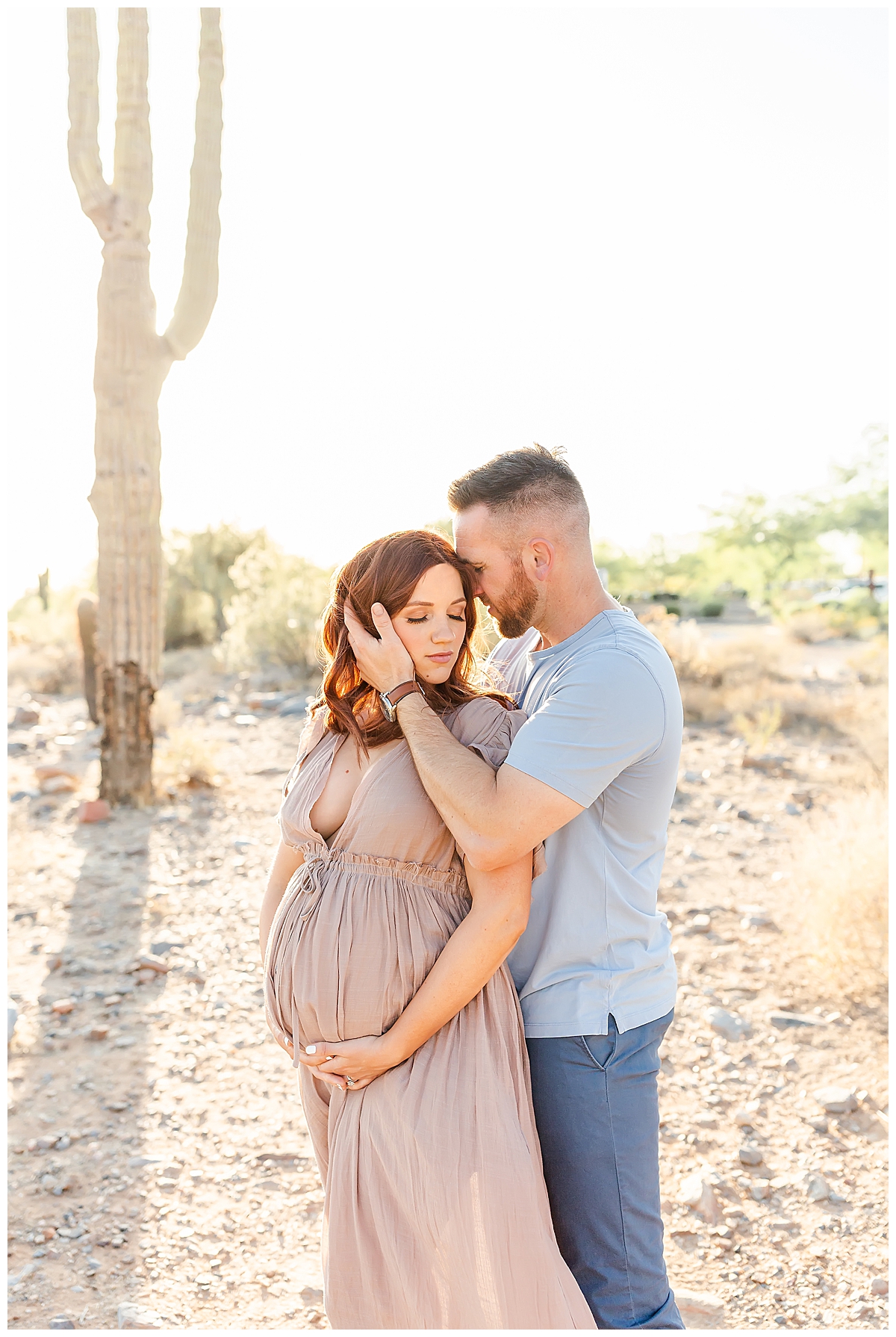 Dreamy Desert Maternity Session 